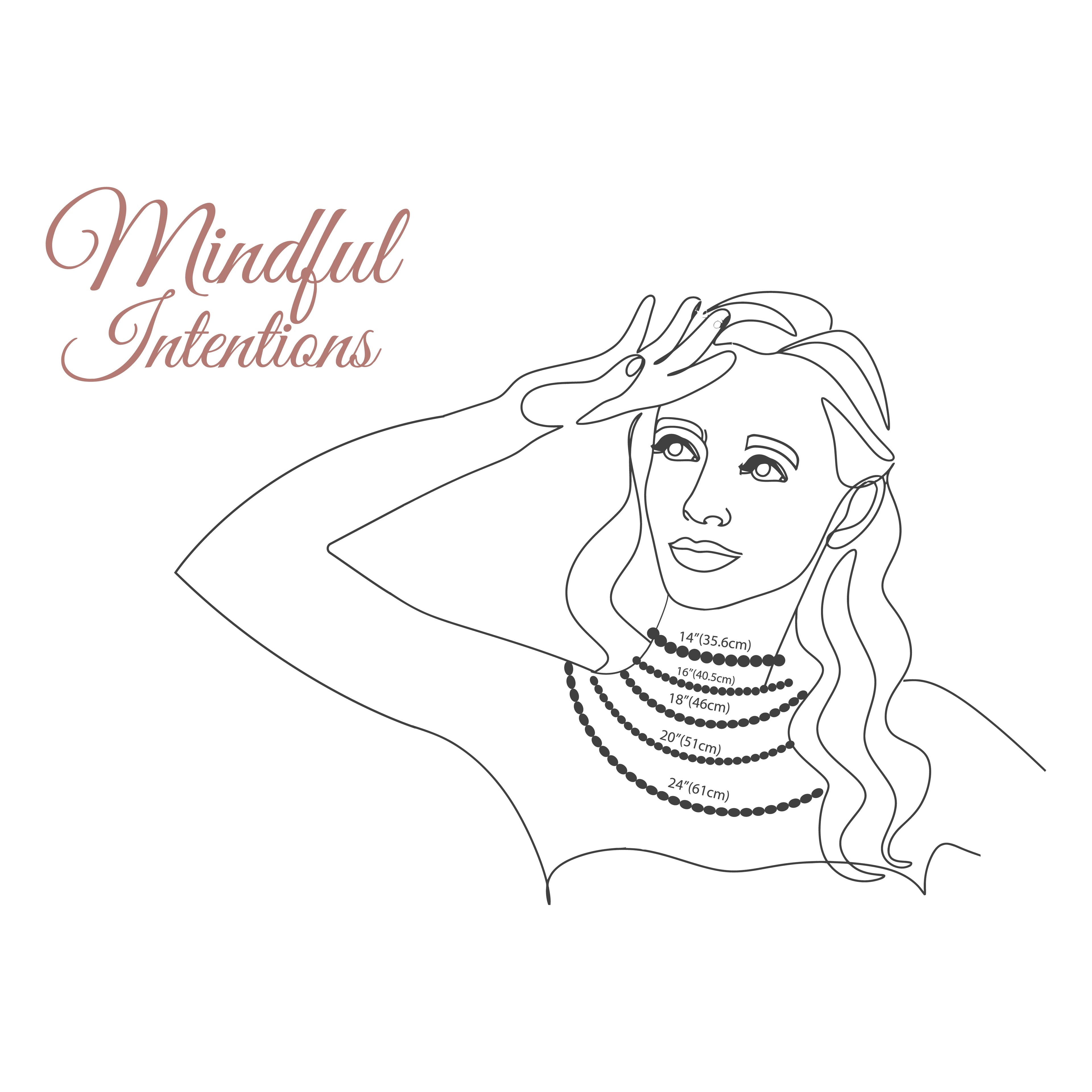 Tanzanite Necklace- Stone of Spiritual Connection & Cosmic Intelligence - Mindful Intentions