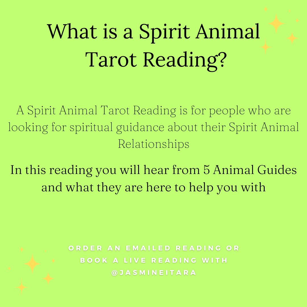 Spirit Animal Tarot Reading- Emailed Tarot Reading - Mindful Intentions