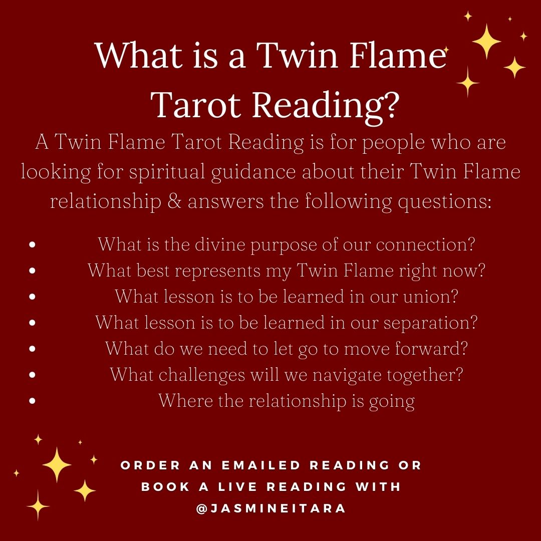 Twin Flame Tarot Reading- Emailed Tarot Reading - Mindful Intentions