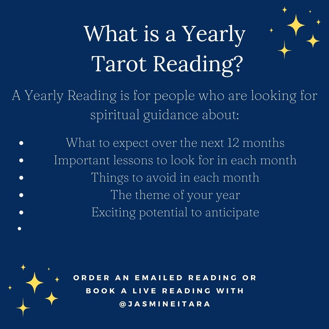12 Month Tarot Reading- Emailed Tarot Reading - Mindful Intentions