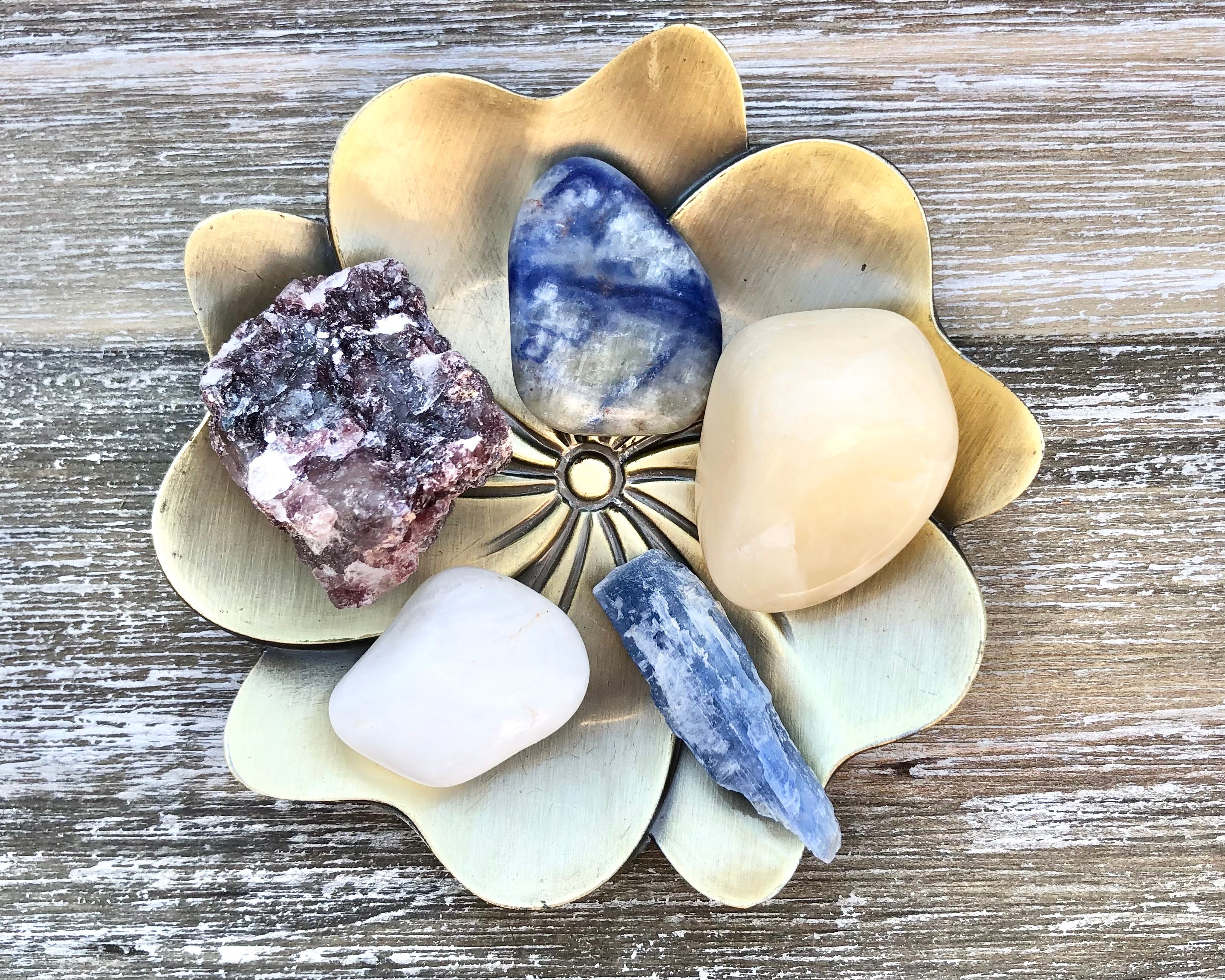 Calming Crystal Jar Set - Mindful Intentions