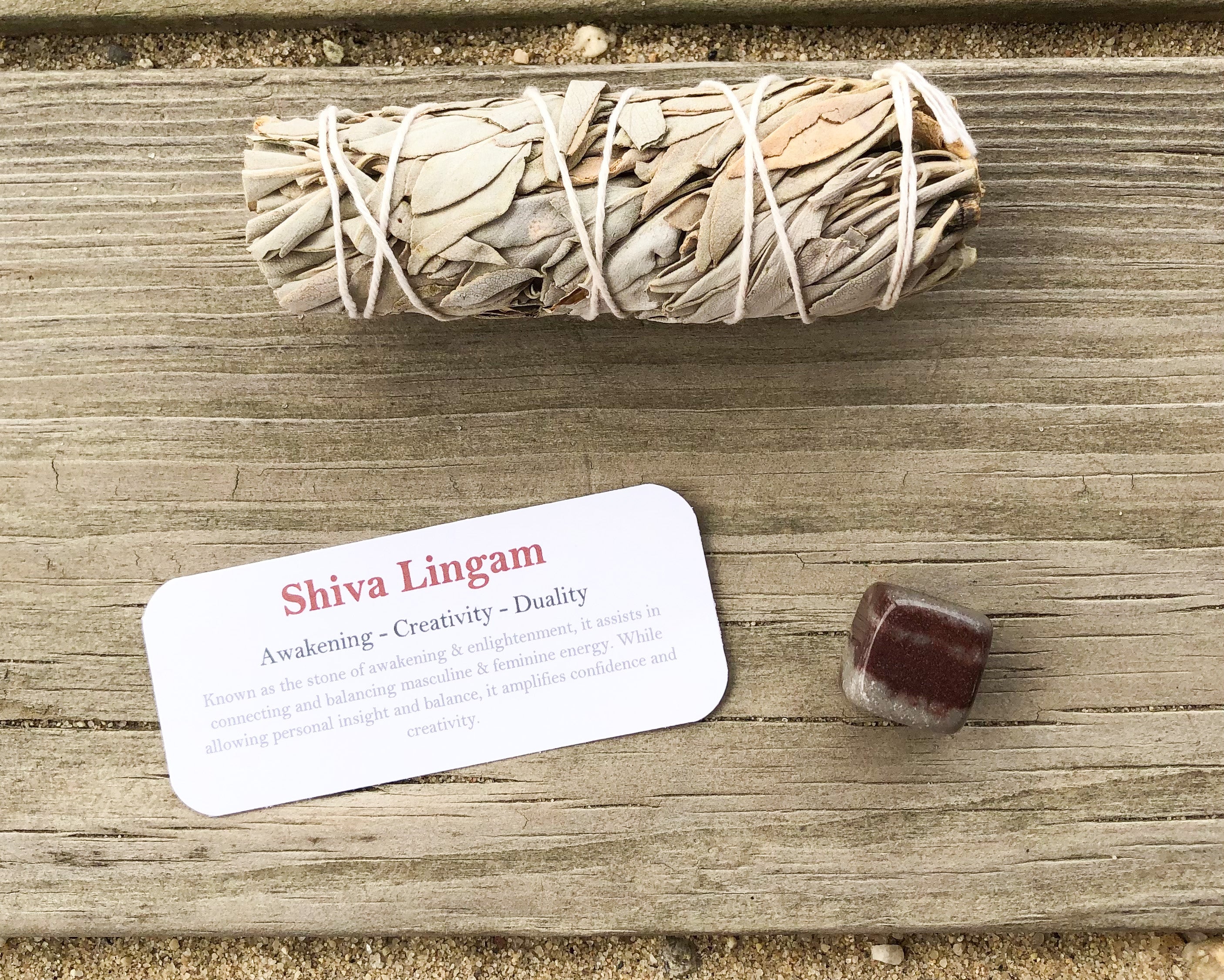 Shiva Lingam Tumbled Stones- Stone of Awakening, Insight & Balanced Energy - Mindful Intentions