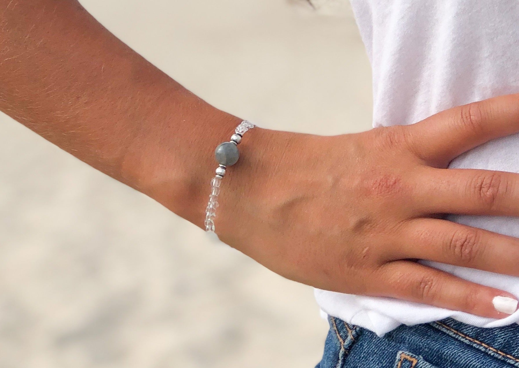 Labradorite Bracelet- For Transformation & Spiritual Development - Mindful Intentions