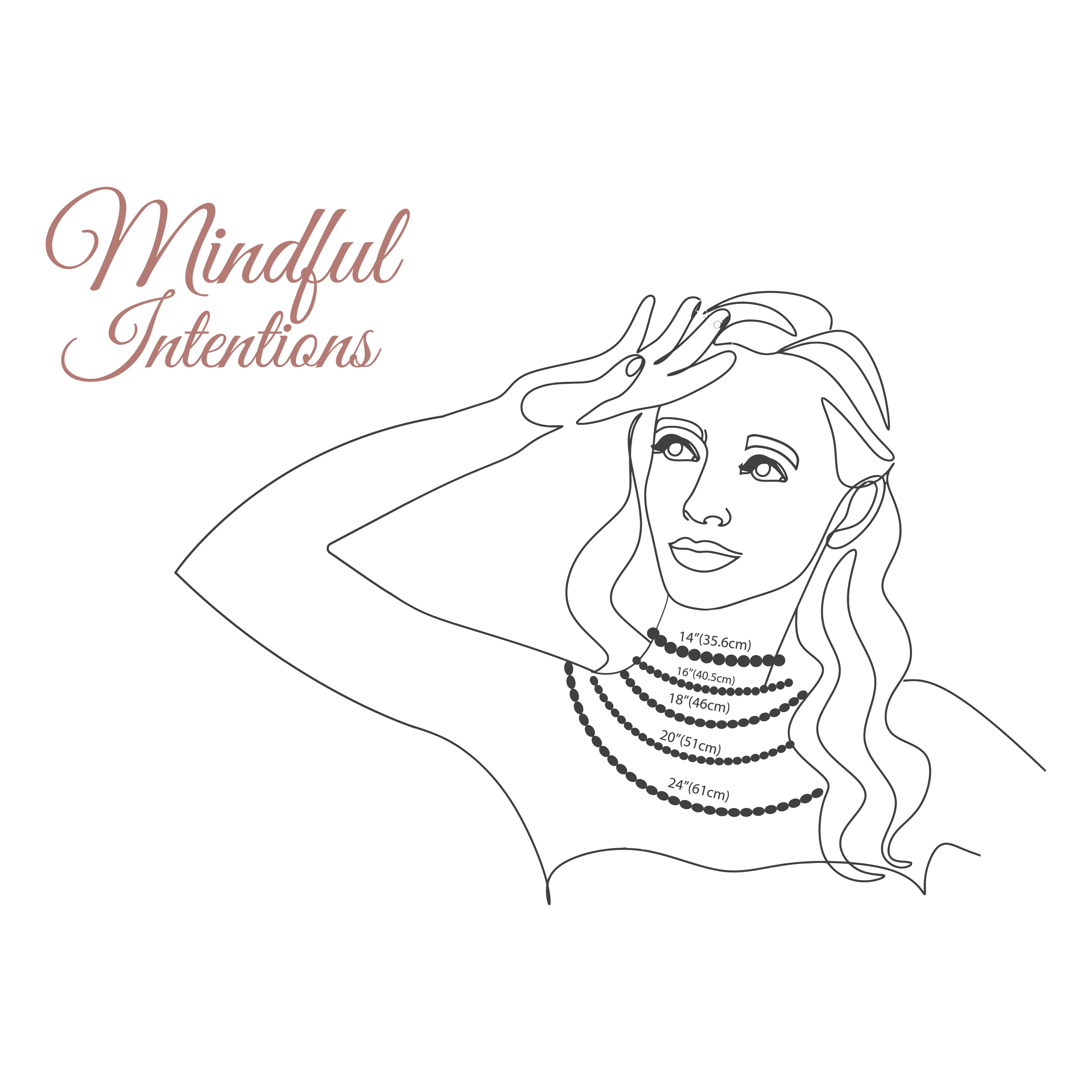Amazonite Necklace- For Courage & Self Expression - Mindful Intentions