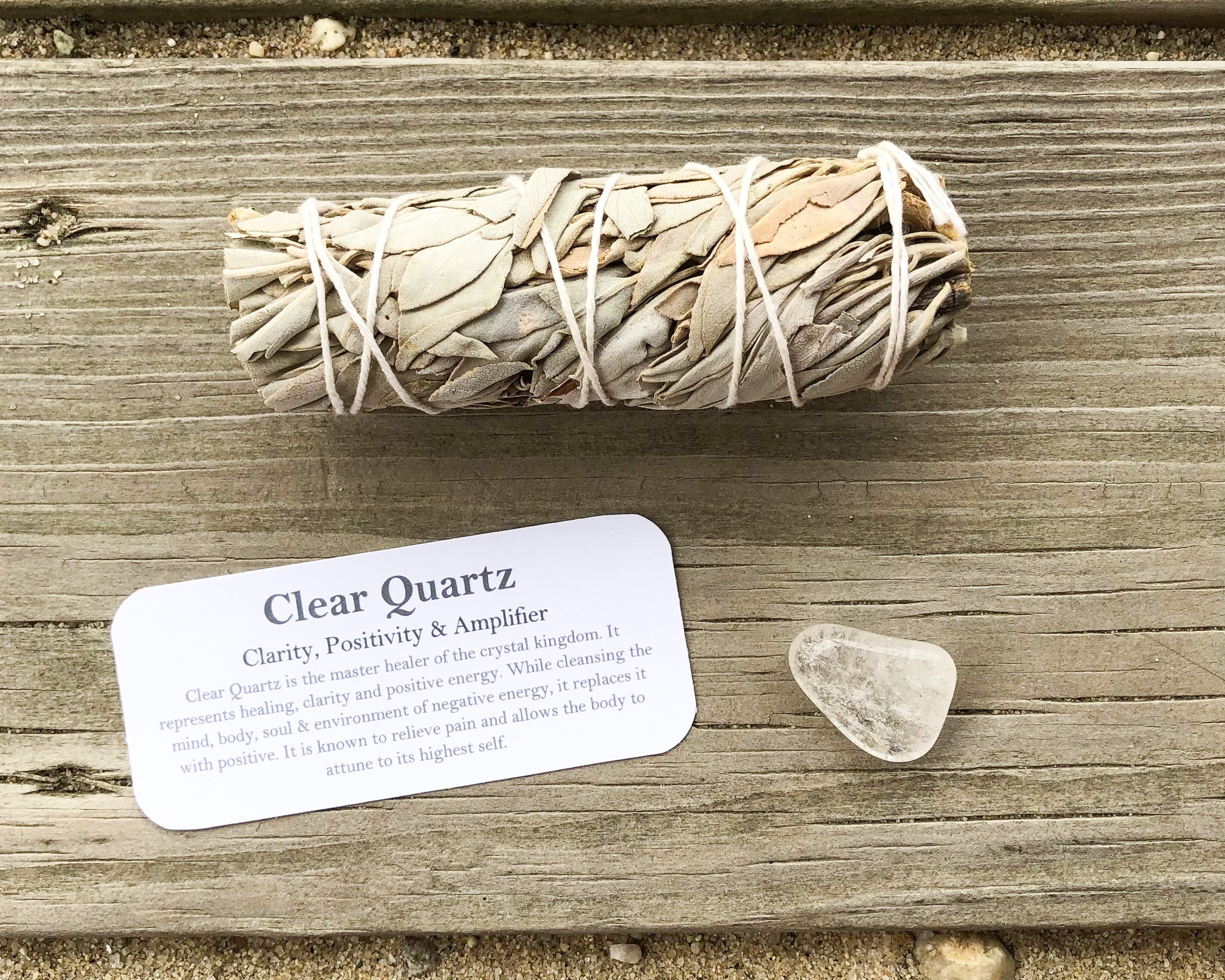 Clear Quartz Tumbled Stones- Stone of Activation, Healing & Positive Energy - Mindful Intentions
