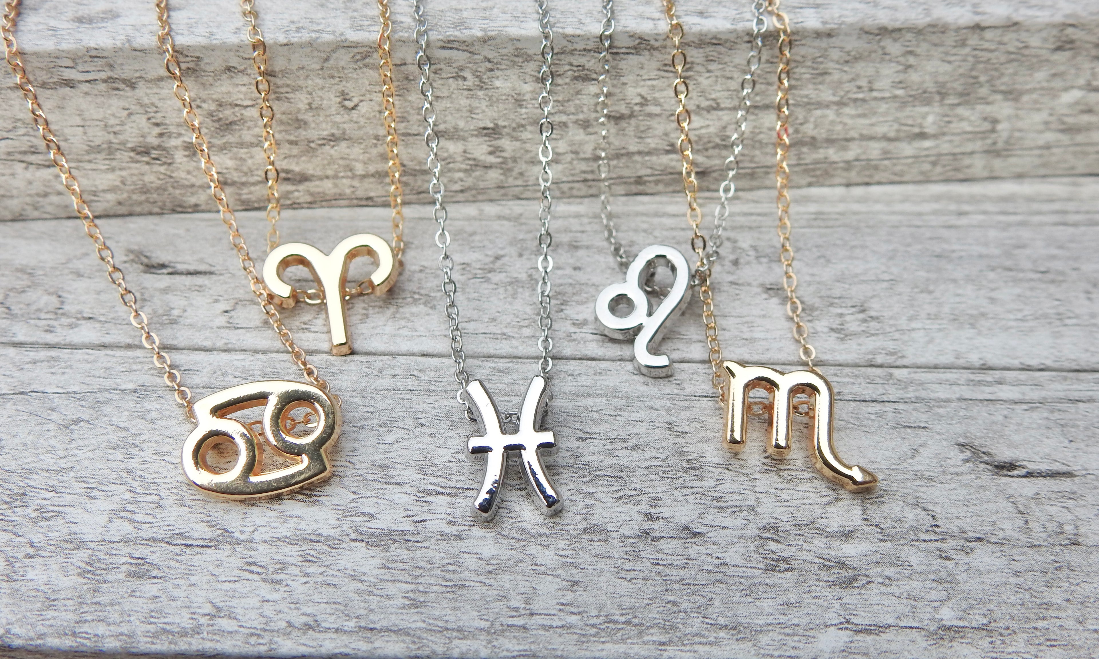 Cancer Zodiac Necklace - Mindful Intentions