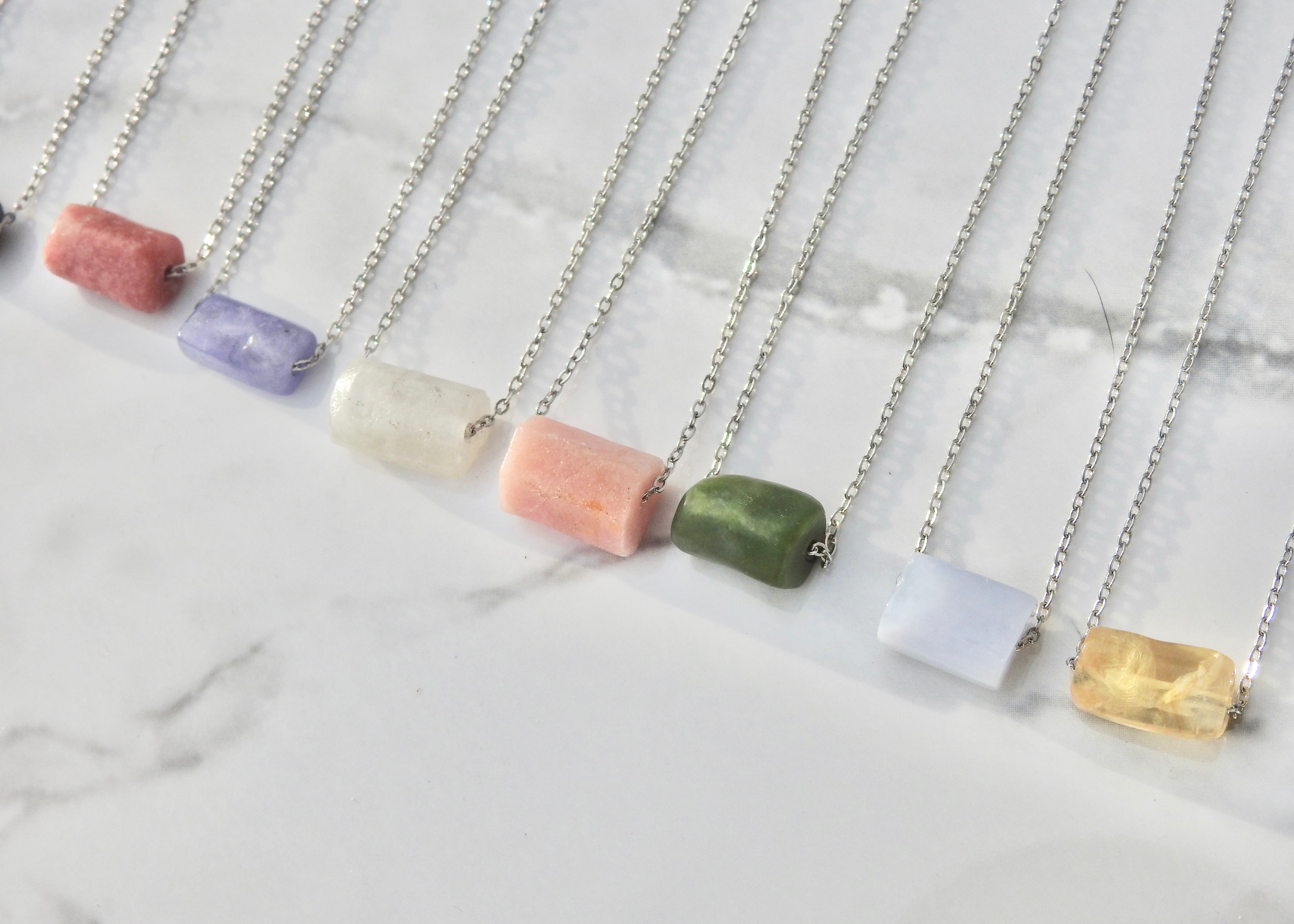 Pink Opal Necklace- Stone of New Love & Vulnerability - Mindful Intentions