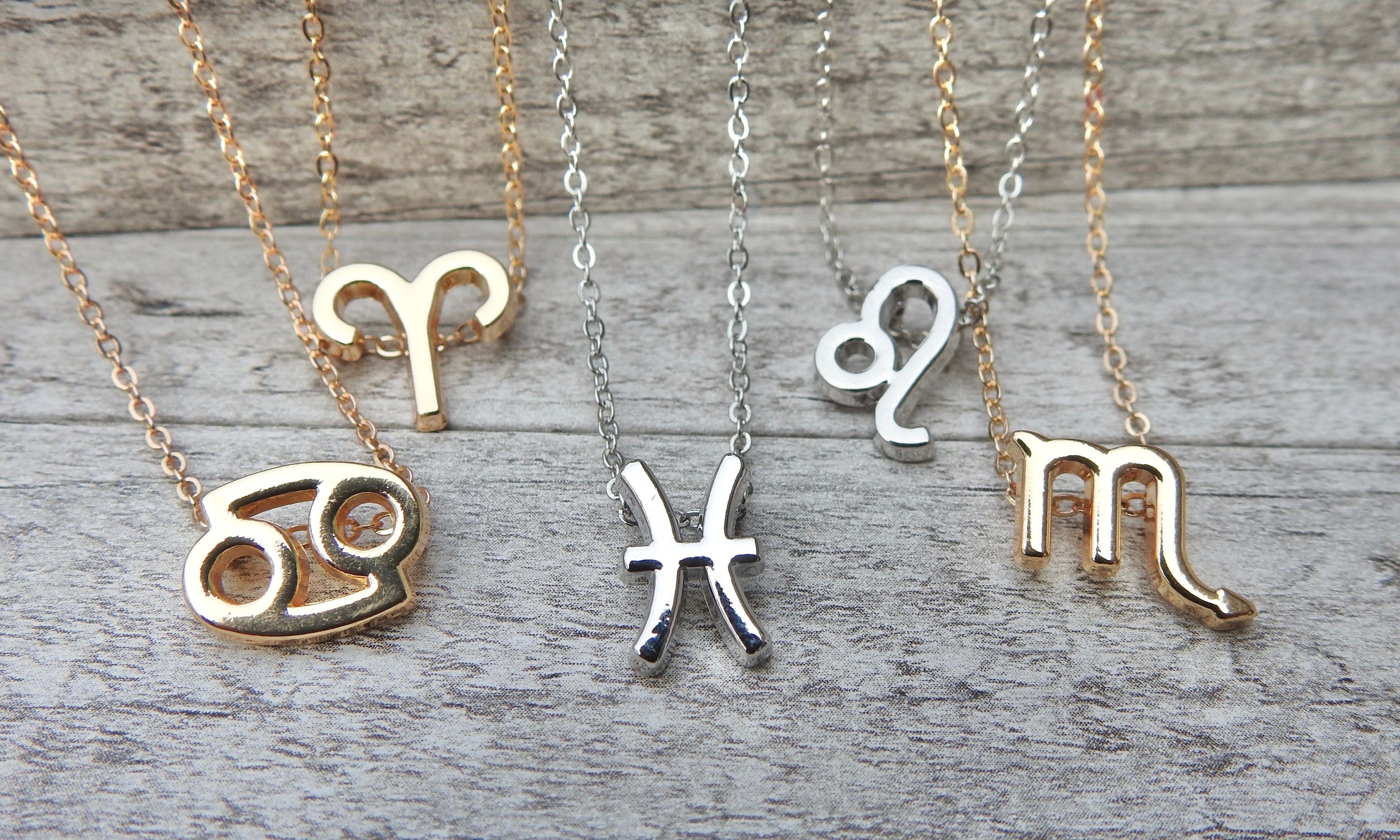 Pisces Zodiac Necklace - Mindful Intentions