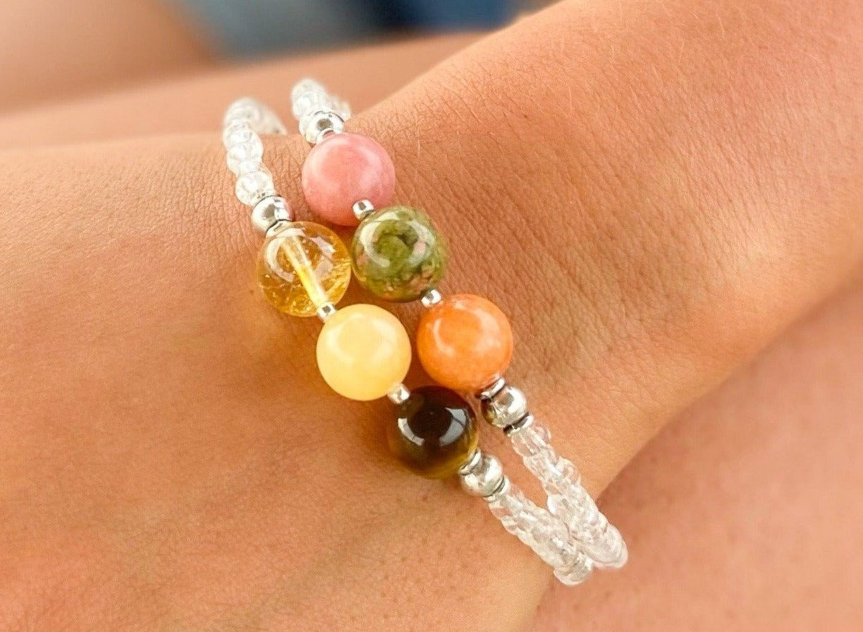 Sacral Chakra Bracelet- For Creativity & Sexuality - Mindful Intentions