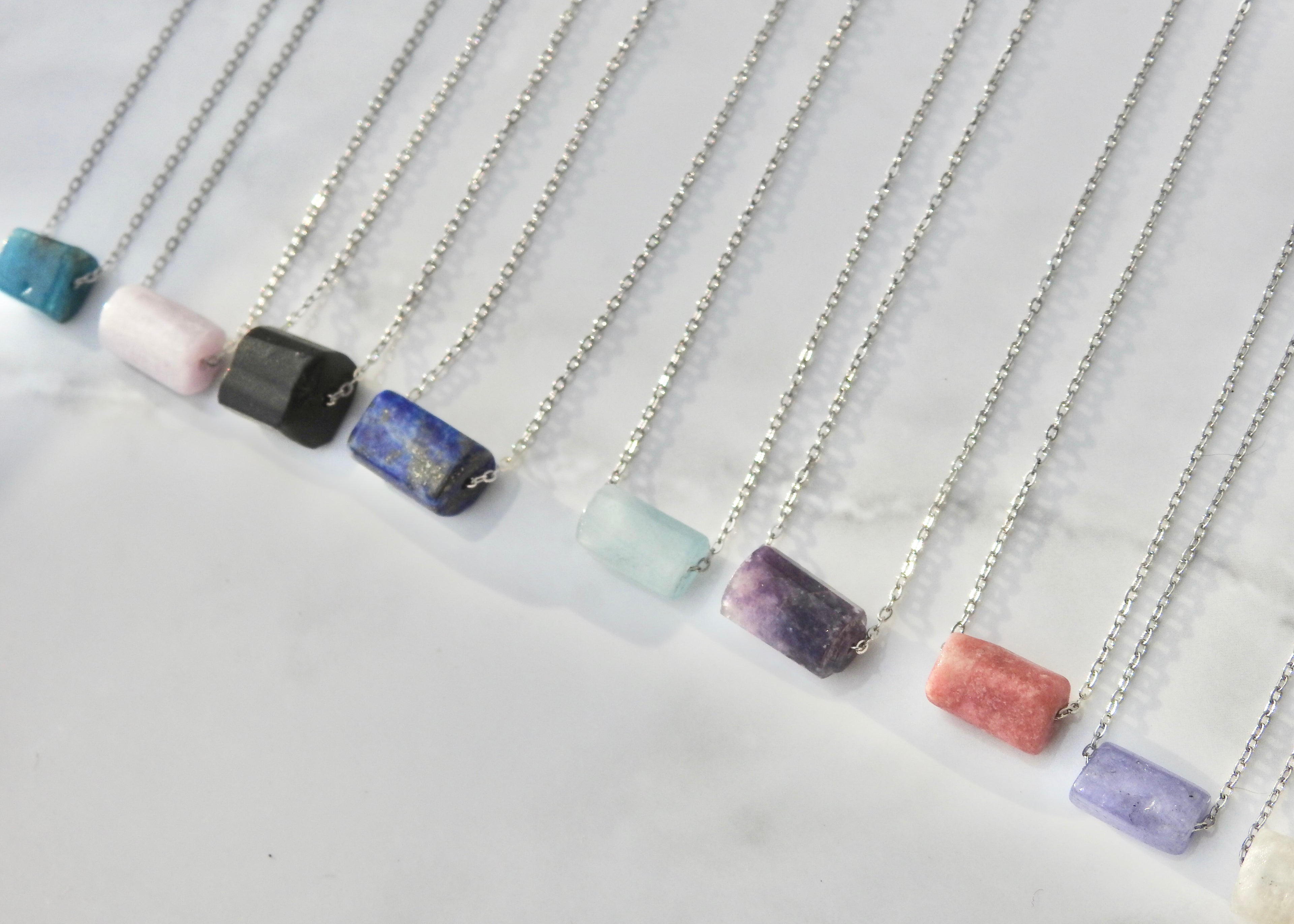 Thulite Necklace- Stone of New Habits & Healing the Past - Mindful Intentions