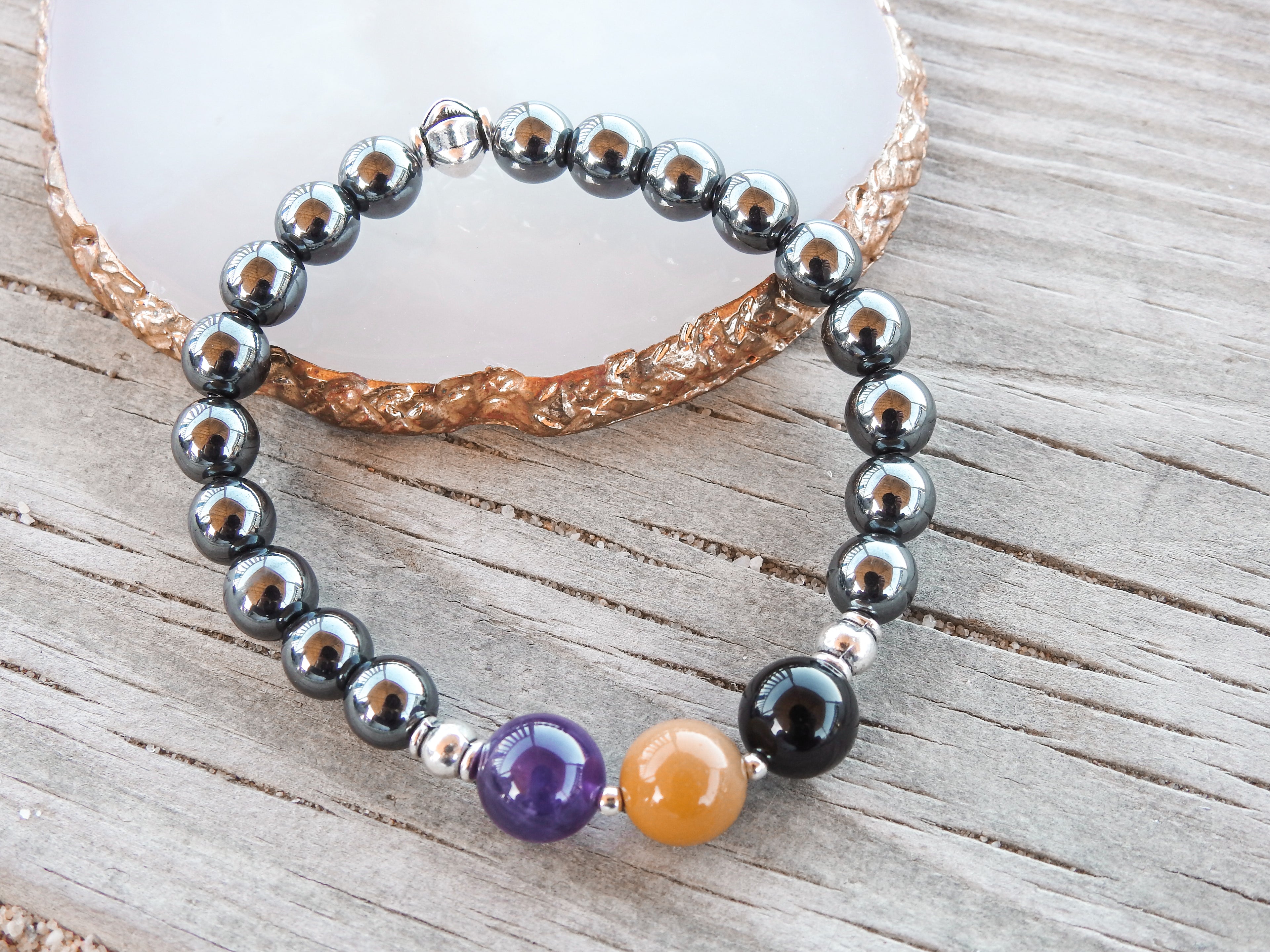 Aquarius Bracelet- Men's Zodiac Bracelet - Mindful Intentions
