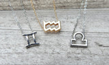 Gemini Zodiac Necklace - Mindful Intentions