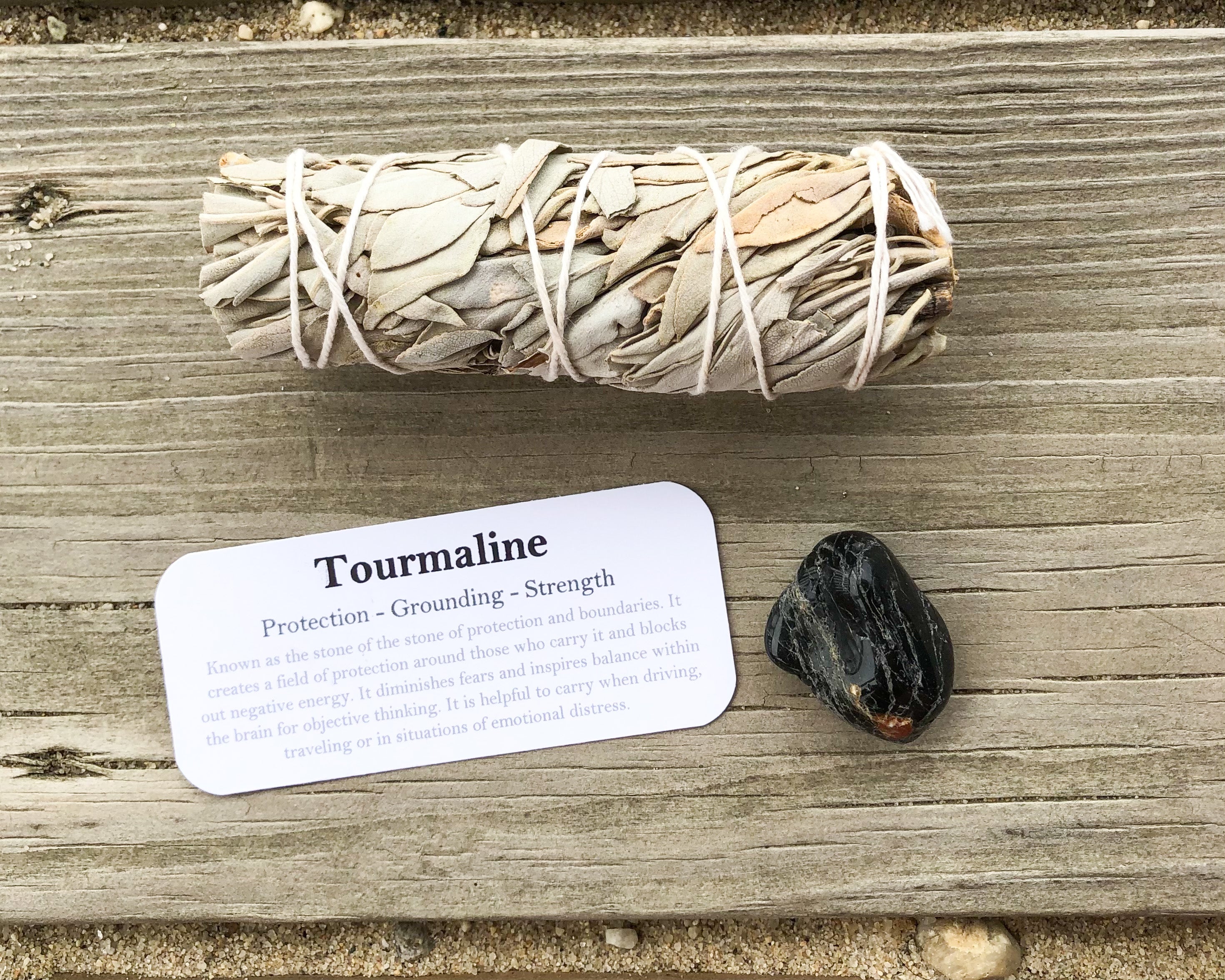 Tourmaline Tumbled Stones- Stone of Protection & Grounding - Mindful Intentions