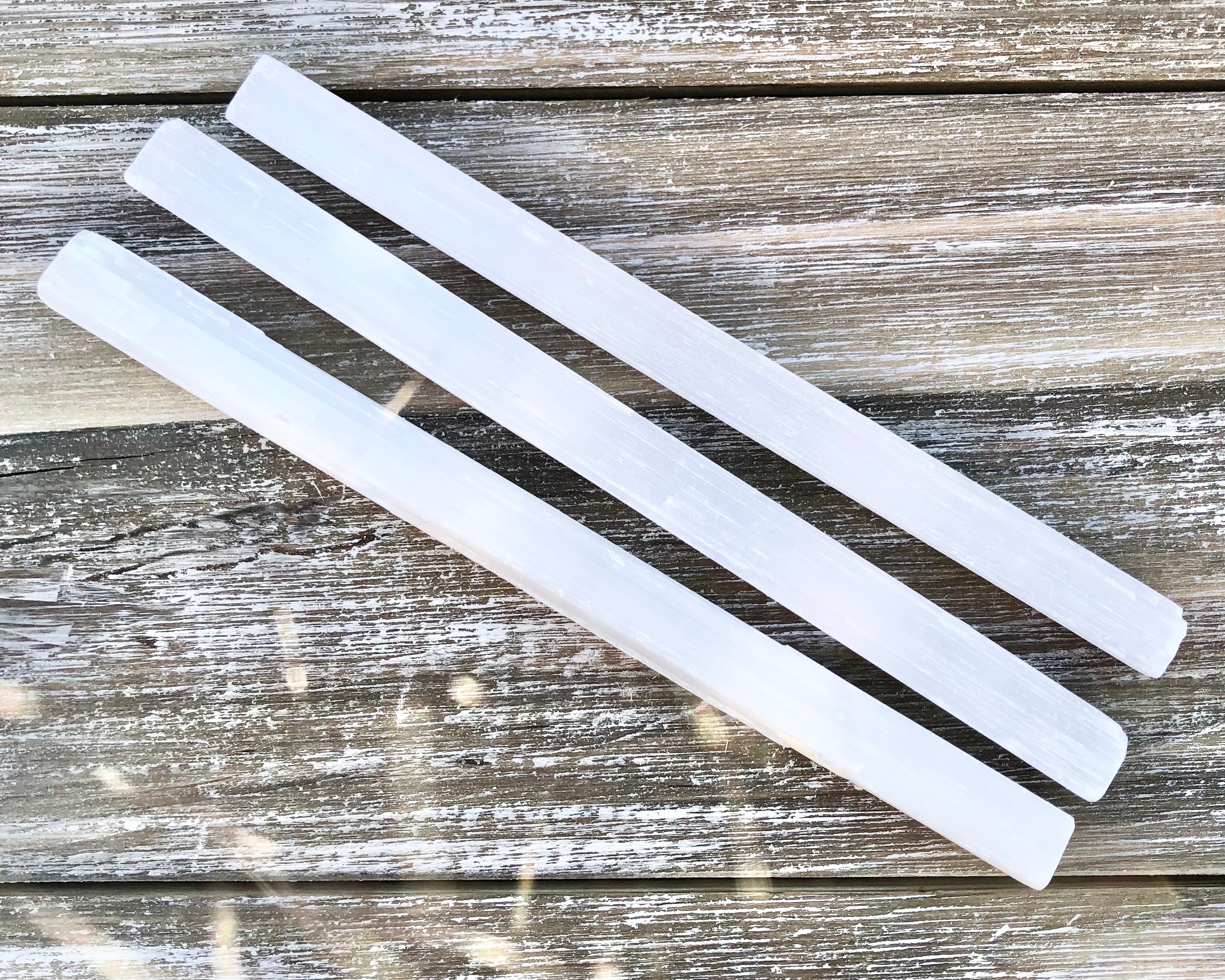 Selenite Sticks- Energy Clearing Tool - Mindful Intentions