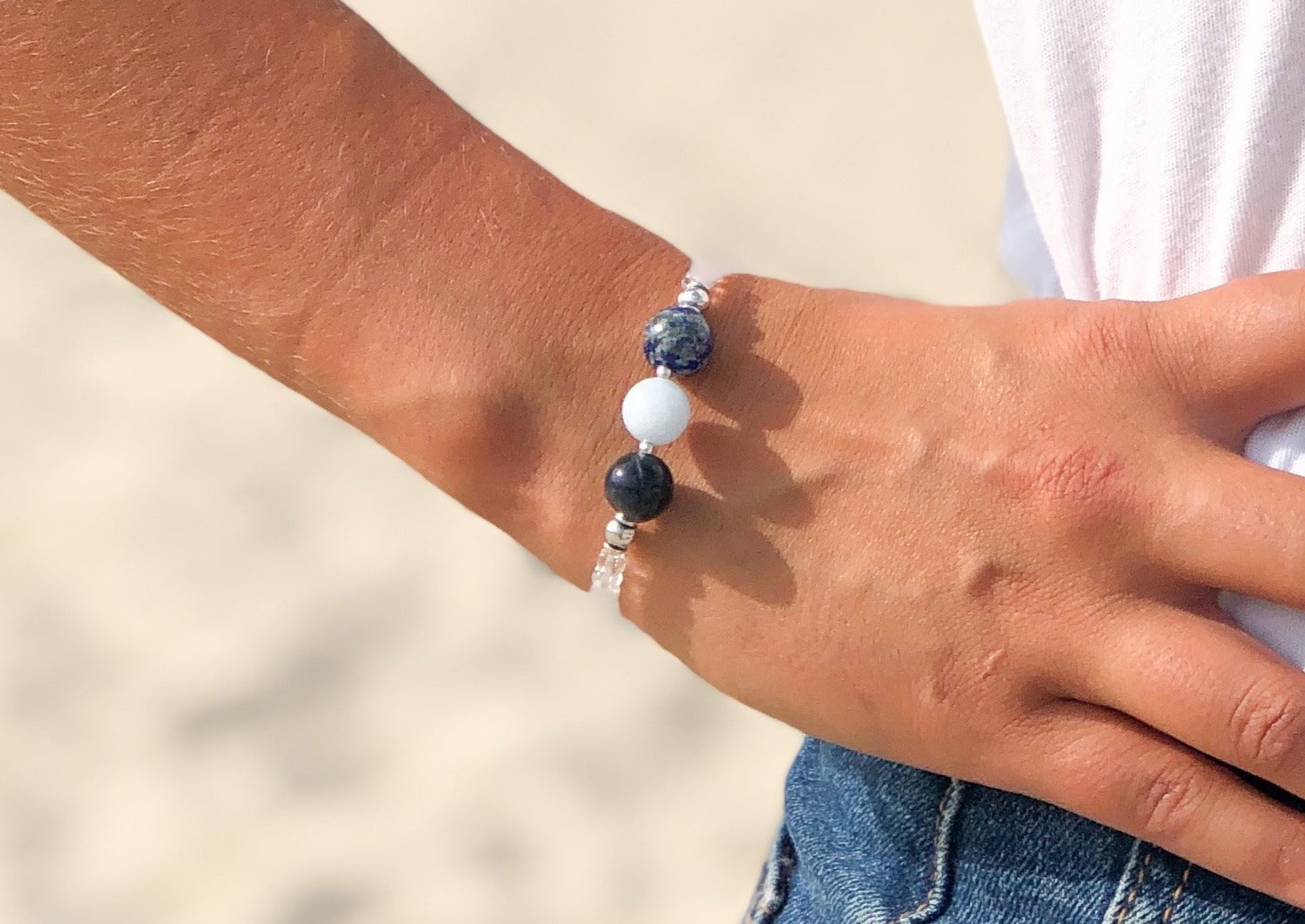 Throat Chakra Bracelet- For Communication & Self Expression - Mindful Intentions