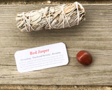 Red Jasper Tumbled Stones- Stone of Sexuality, Grounding & Emotional Security - Mindful Intentions