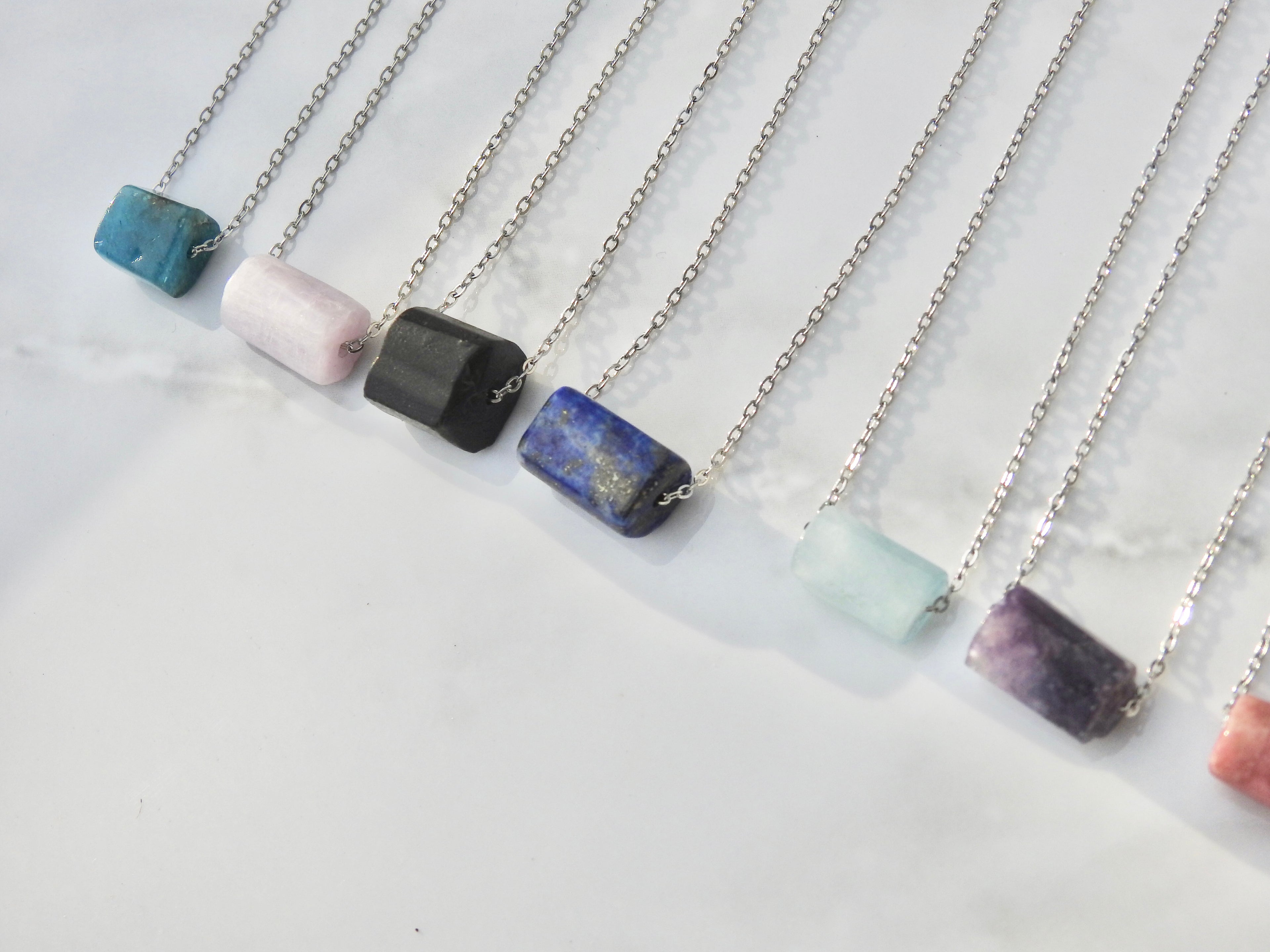 Aquamarine Necklace- Stone of Peace & Forward Movement - Mindful Intentions
