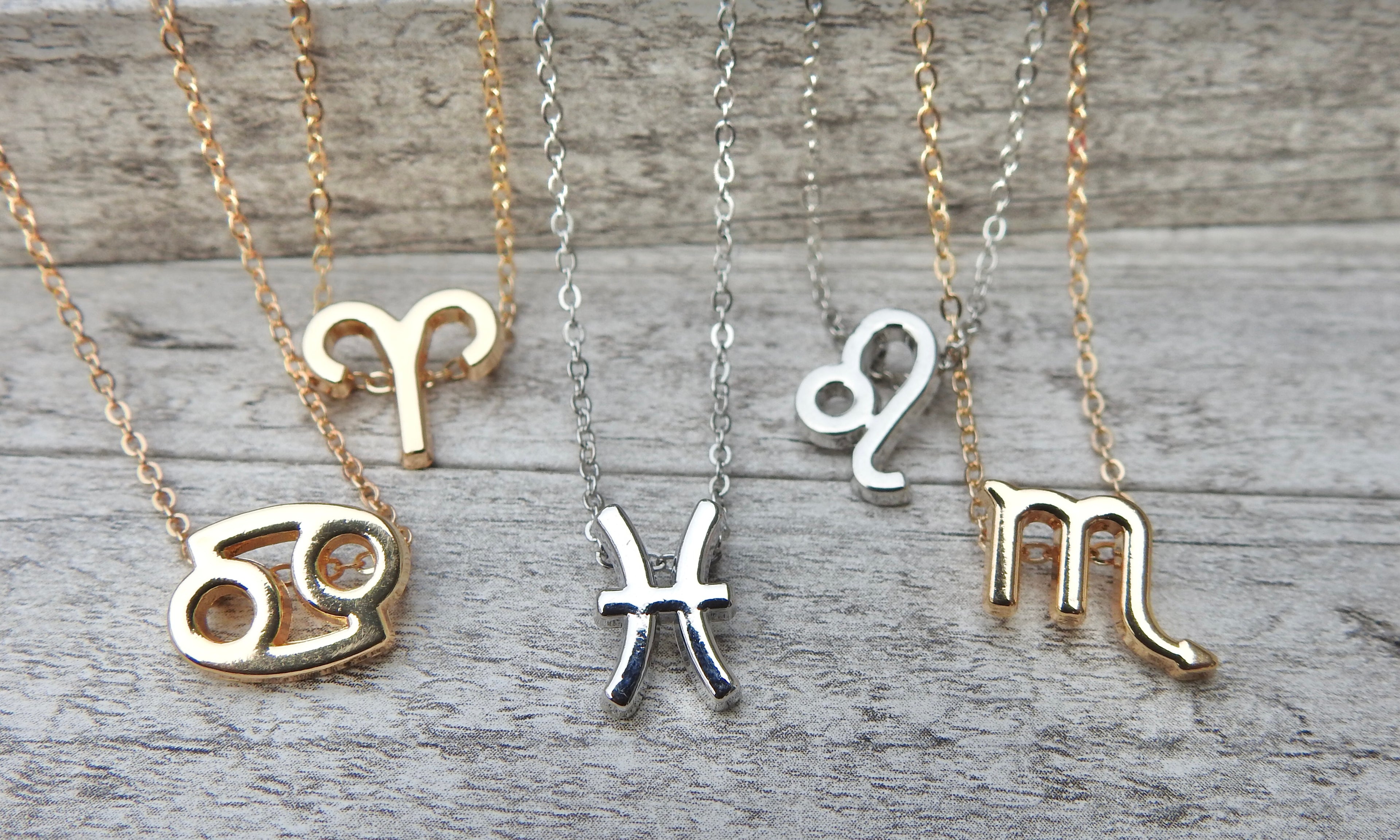 Gemini Zodiac Necklace - Mindful Intentions