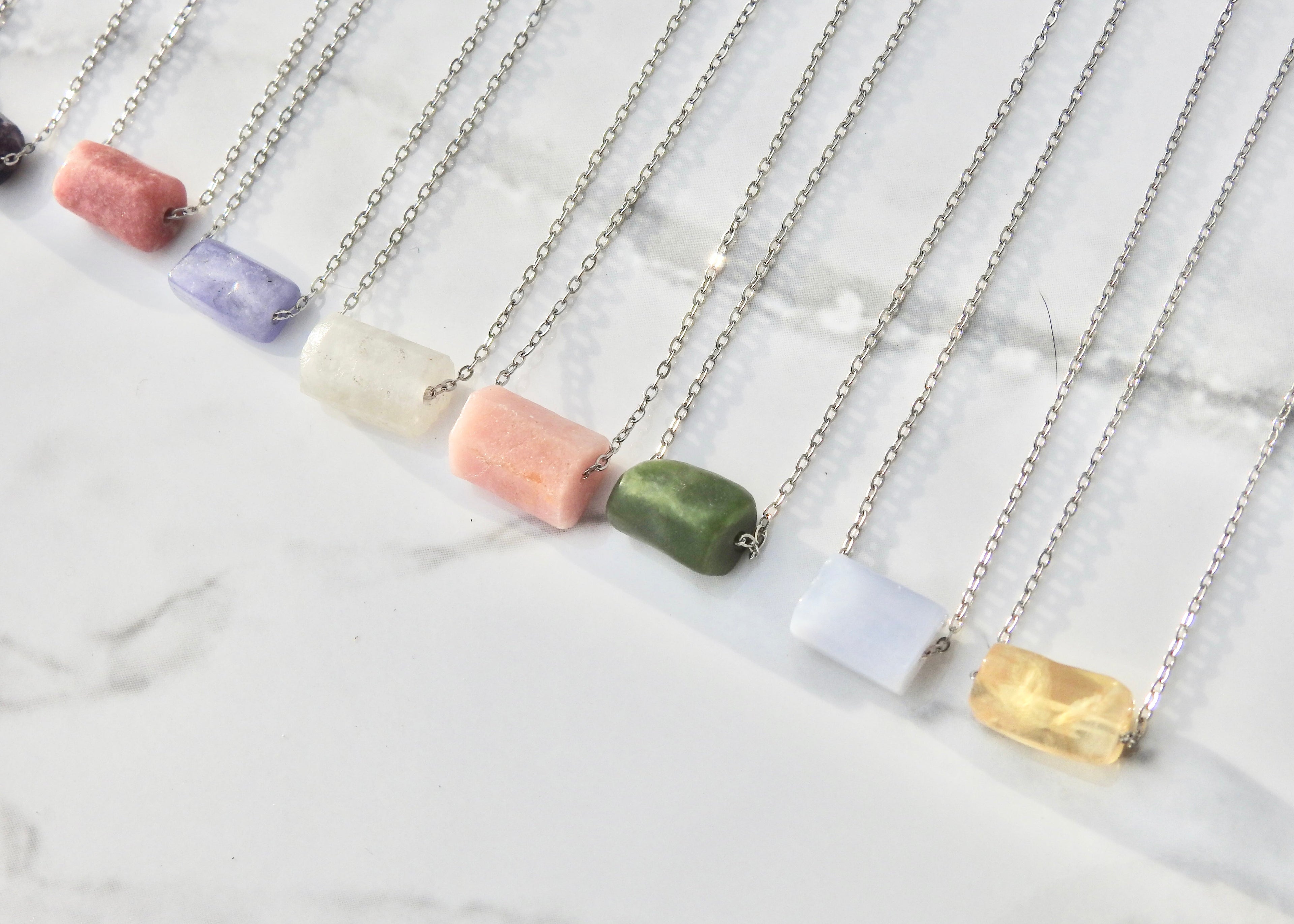 Jade Necklace- Stone of Luck and Harmony - Mindful Intentions
