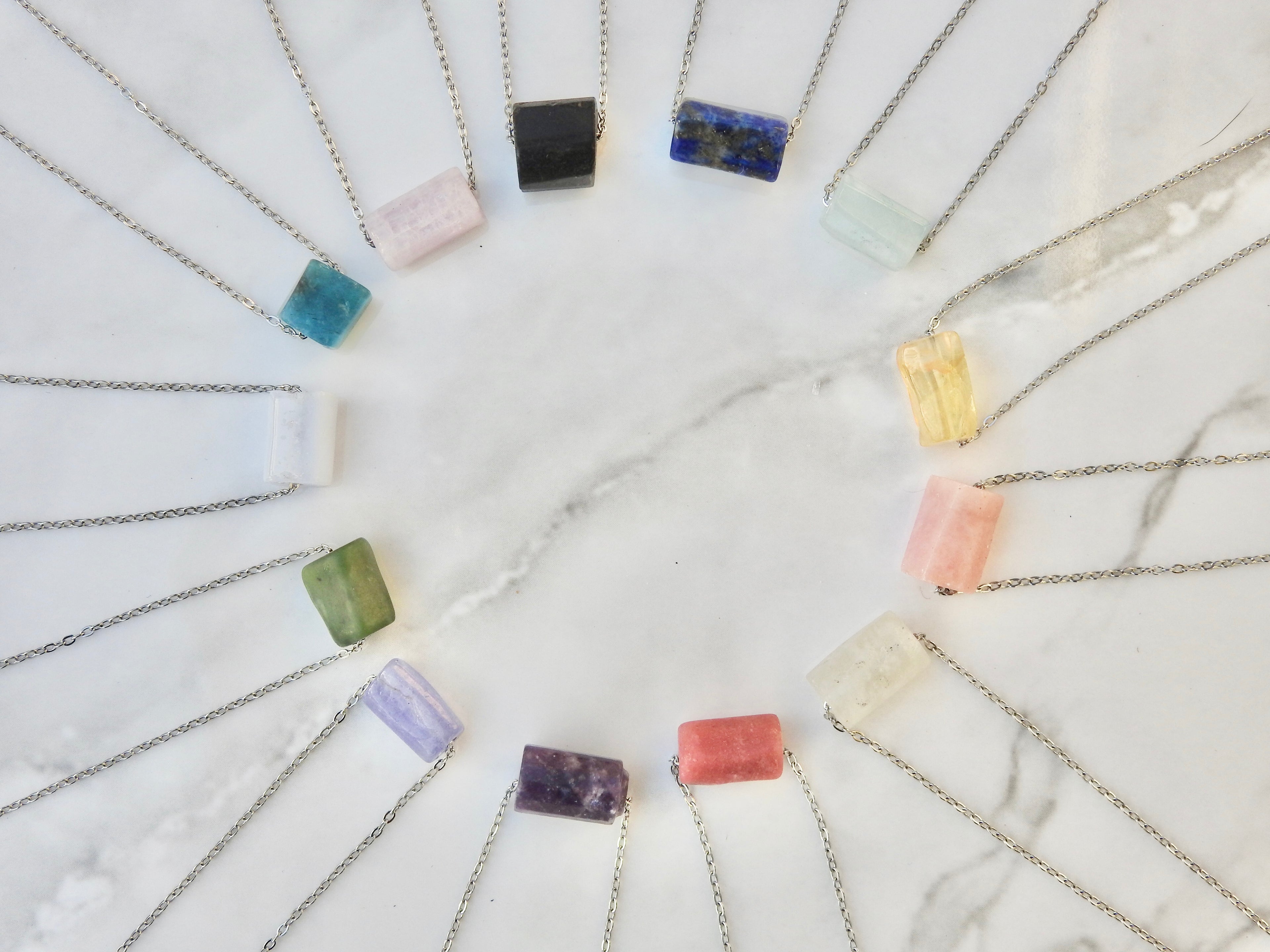 Kunzite Necklace- Stone of Joy, Emotional Balance, & New Relationships - Mindful Intentions