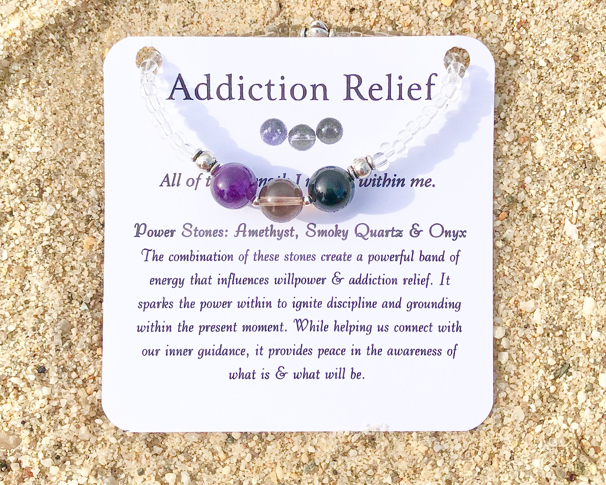 Addiction Relief Bracelet - Mindful Intentions