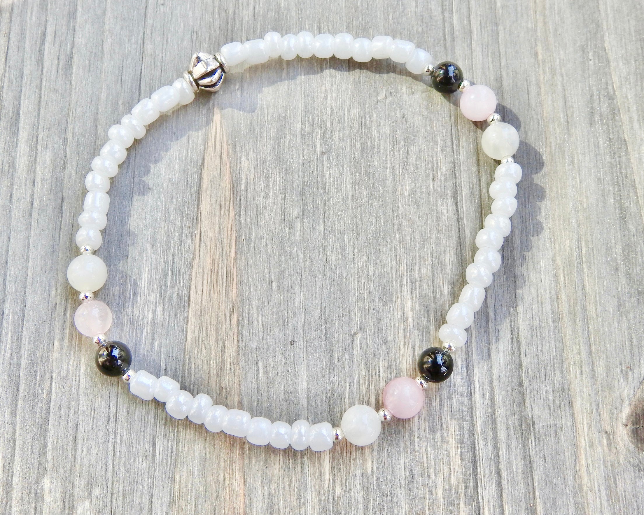 Empath Protection Anklet - Beaded Anklet - Mindful Intentions