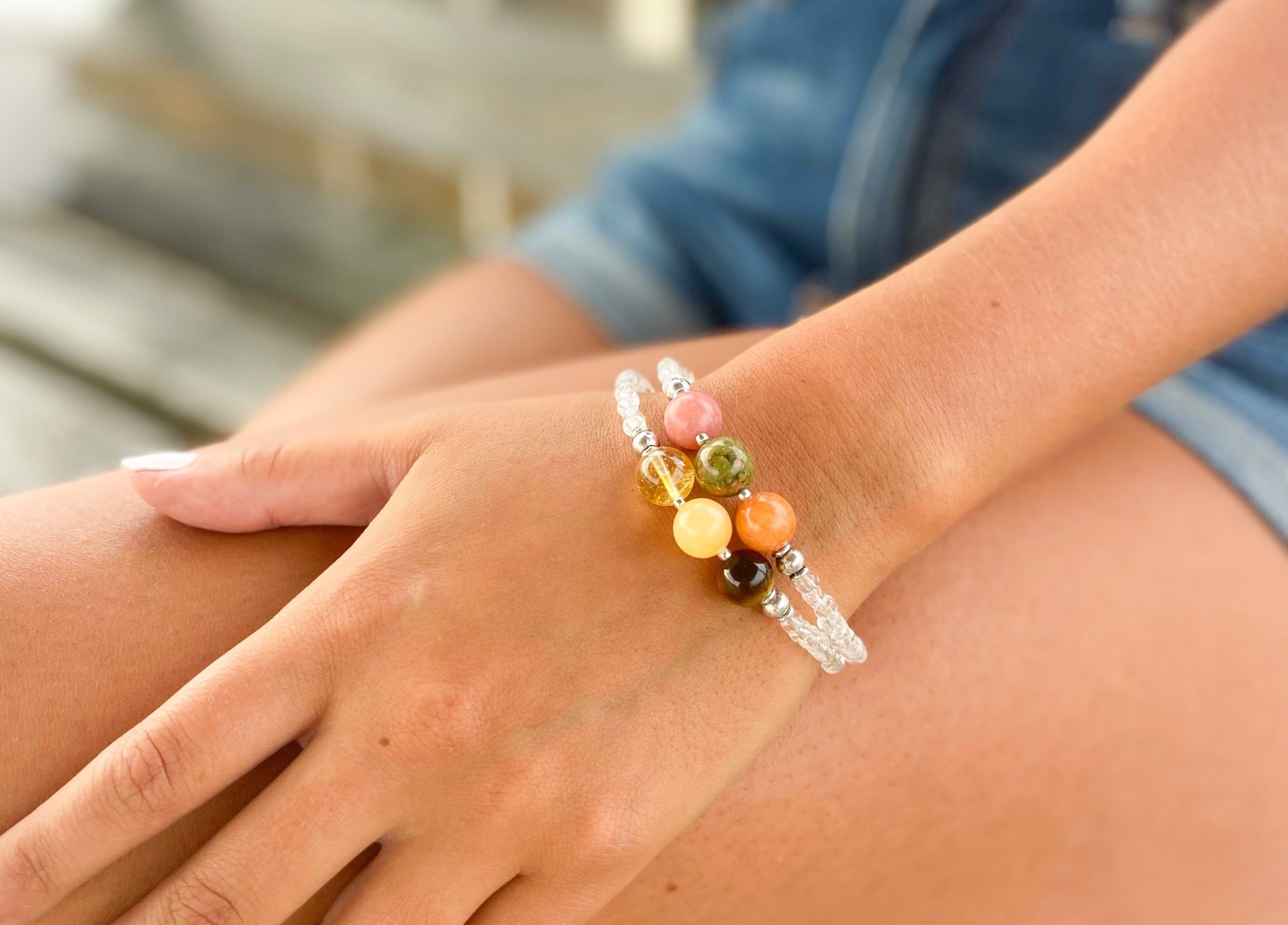 Solar Plexus Chakra Bracelet- For Reducing Fear & Growing Self Esteem - Mindful Intentions