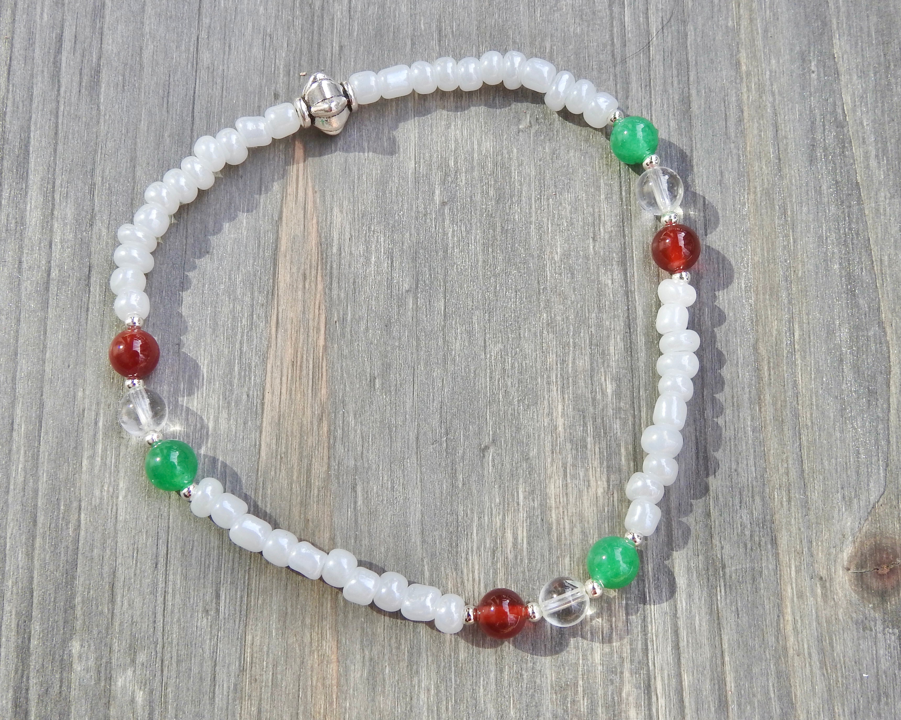 Taurus Zodiac Anklet - Beaded Anklet - Mindful Intentions