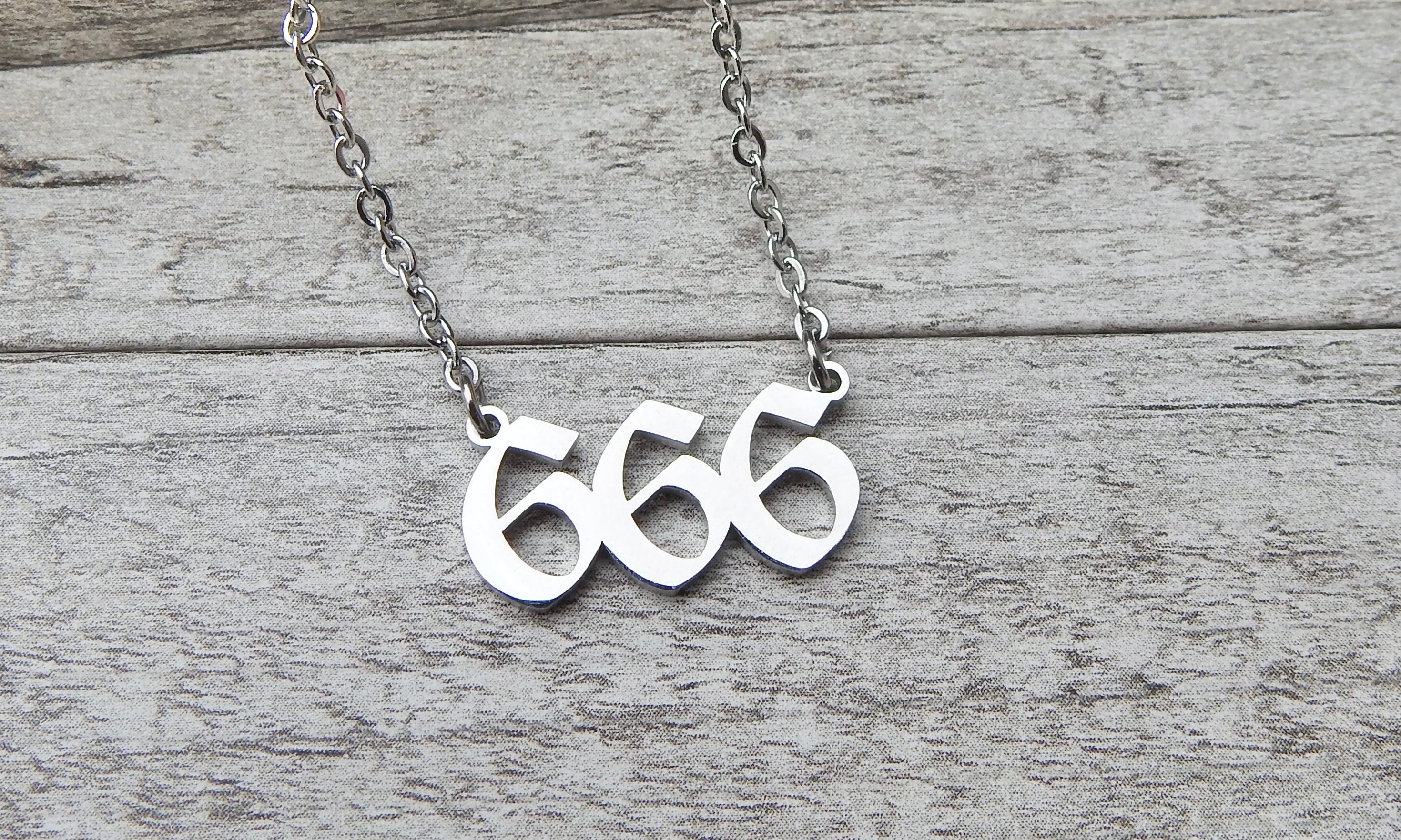 666 Angel Number Necklace- For Self Love & Balance - Mindful Intentions