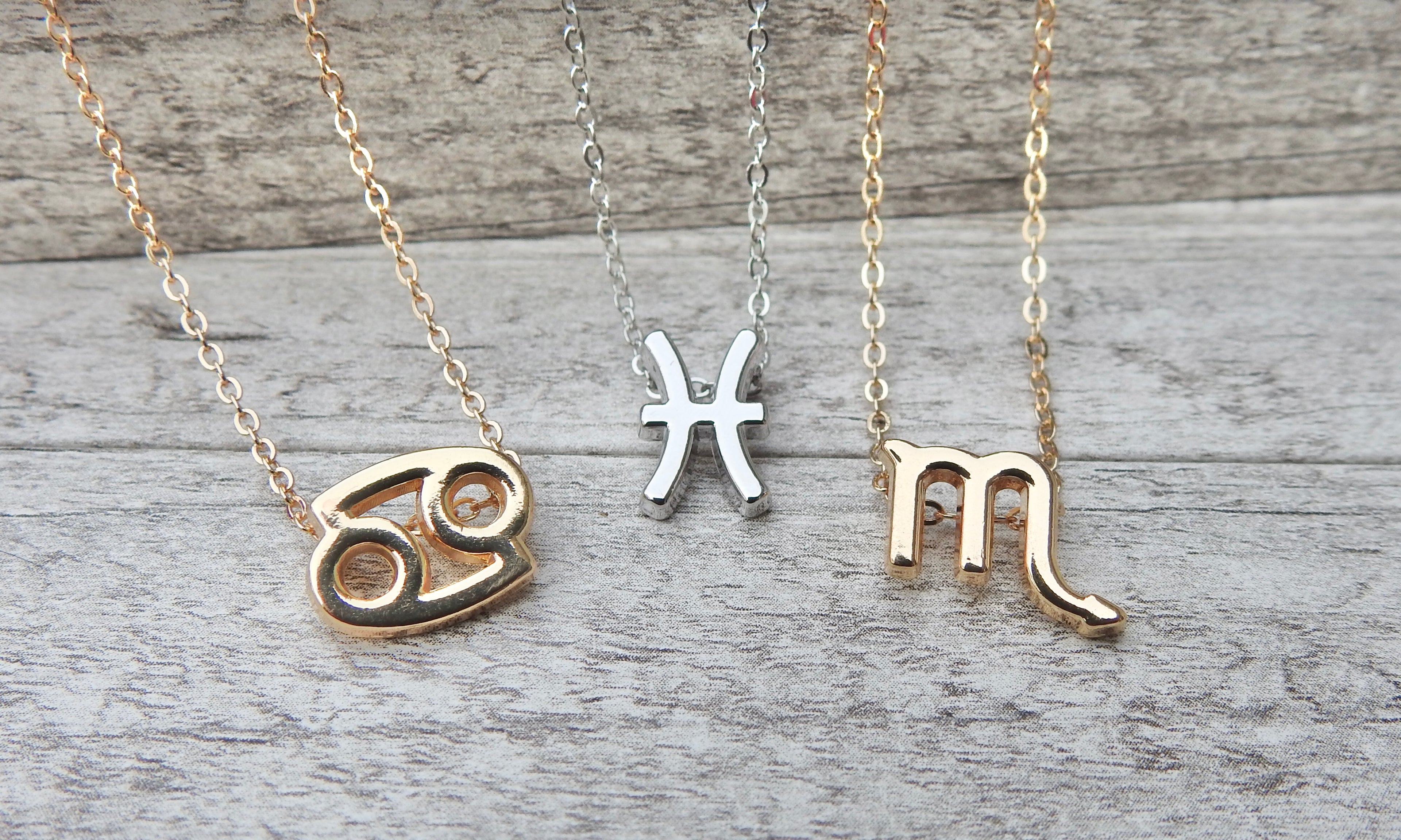 Cancer Zodiac Necklace - Mindful Intentions