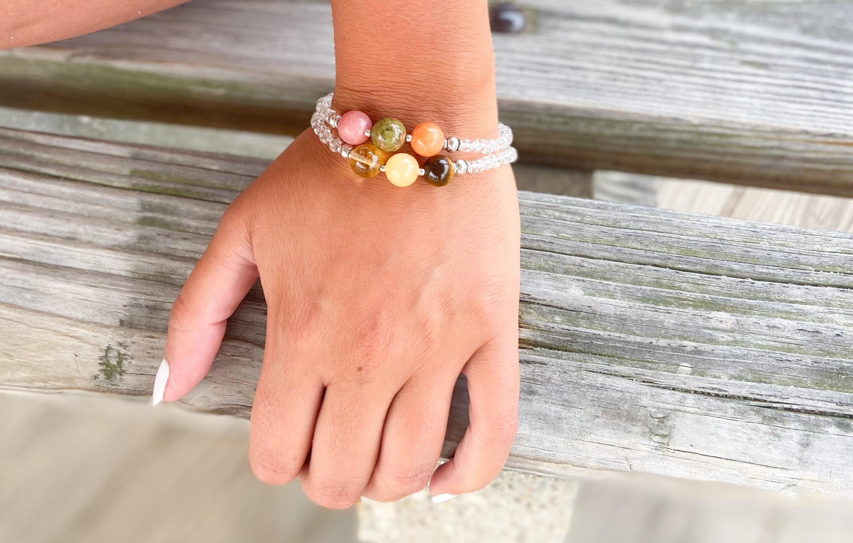 Solar Plexus Chakra Bracelet- For Reducing Fear & Growing Self Esteem - Mindful Intentions